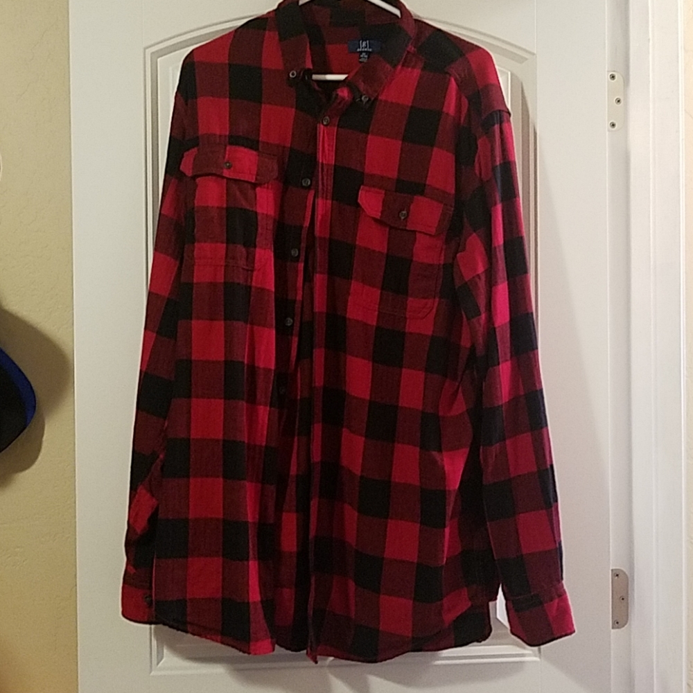 Buffalo check mens shirt